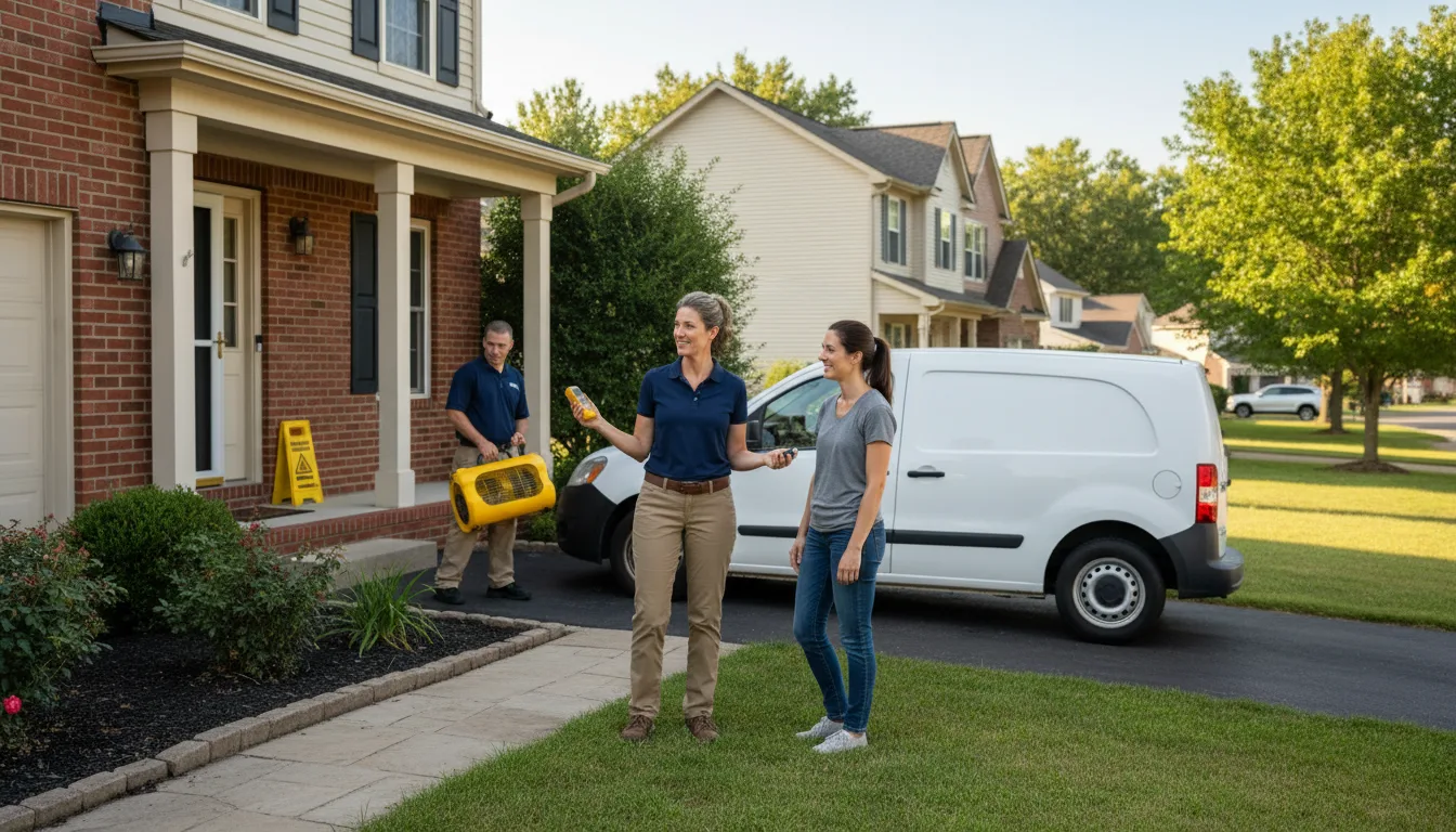 Water restoration image for Water Damage & Restoration Services in Meta, MO